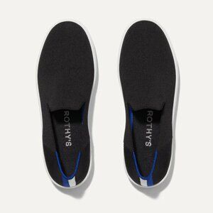 Rothy's original slip-on sneaker in black, size 7